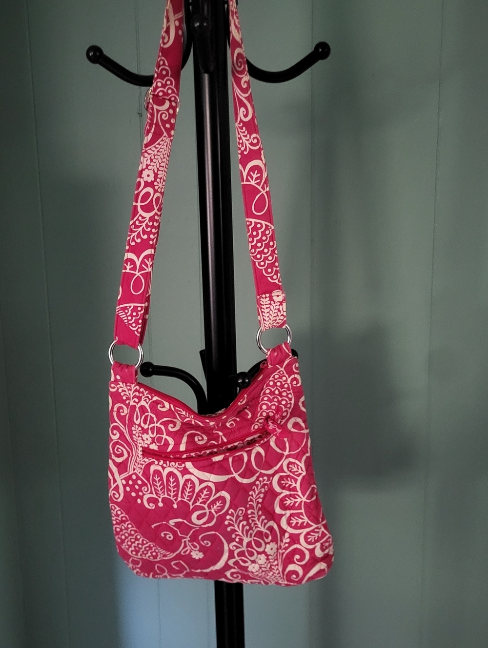 Pink Crossbody Shoulder Bag, Vera Bradley Cottagecore, Girlhoodcore